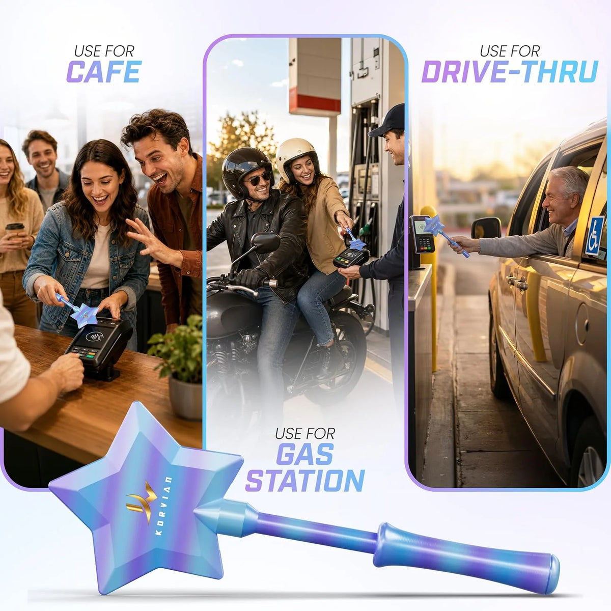 Star Wand Contactless Card Holder