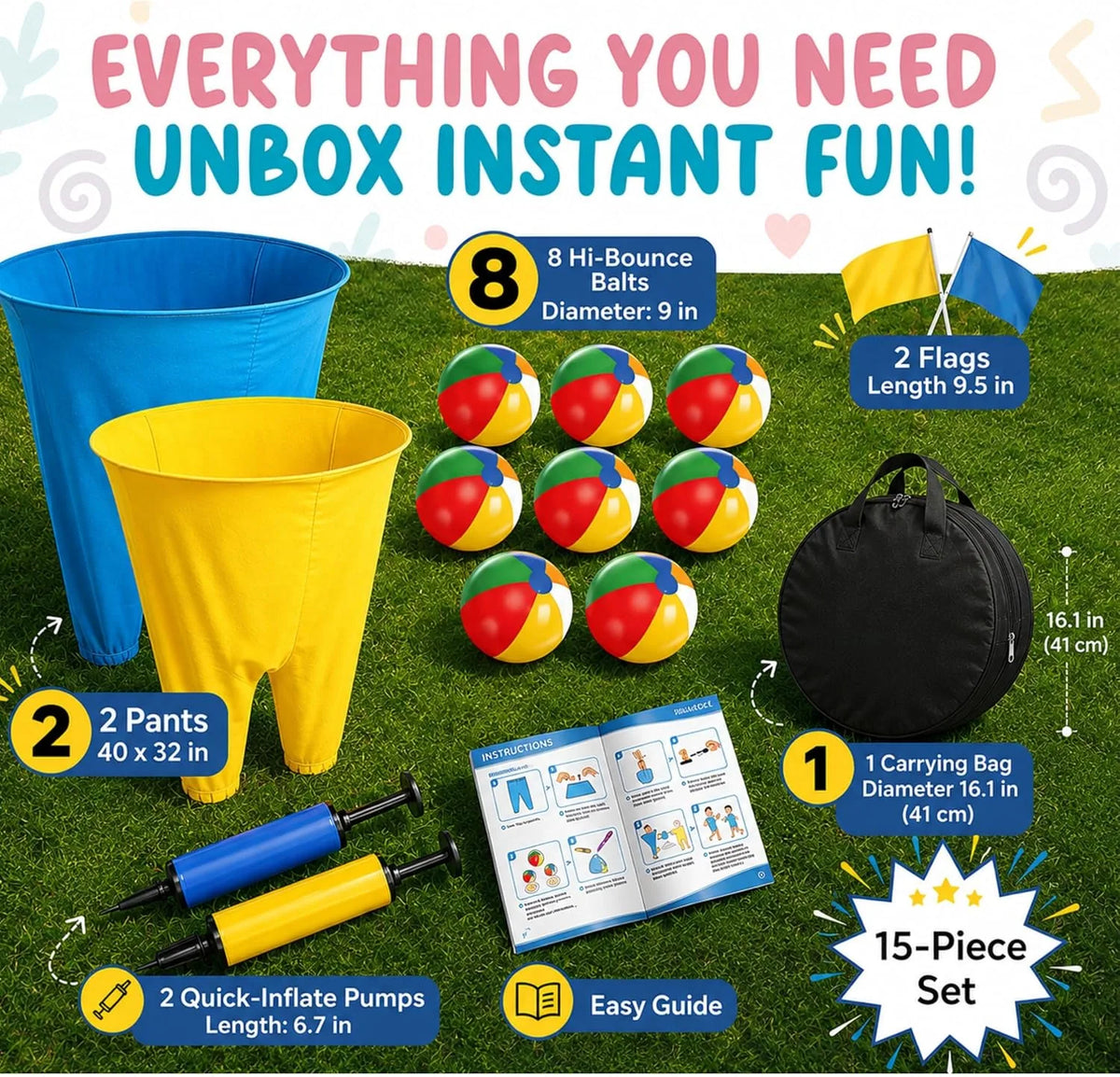 Fill Your Pants Outdoor Yard Game
