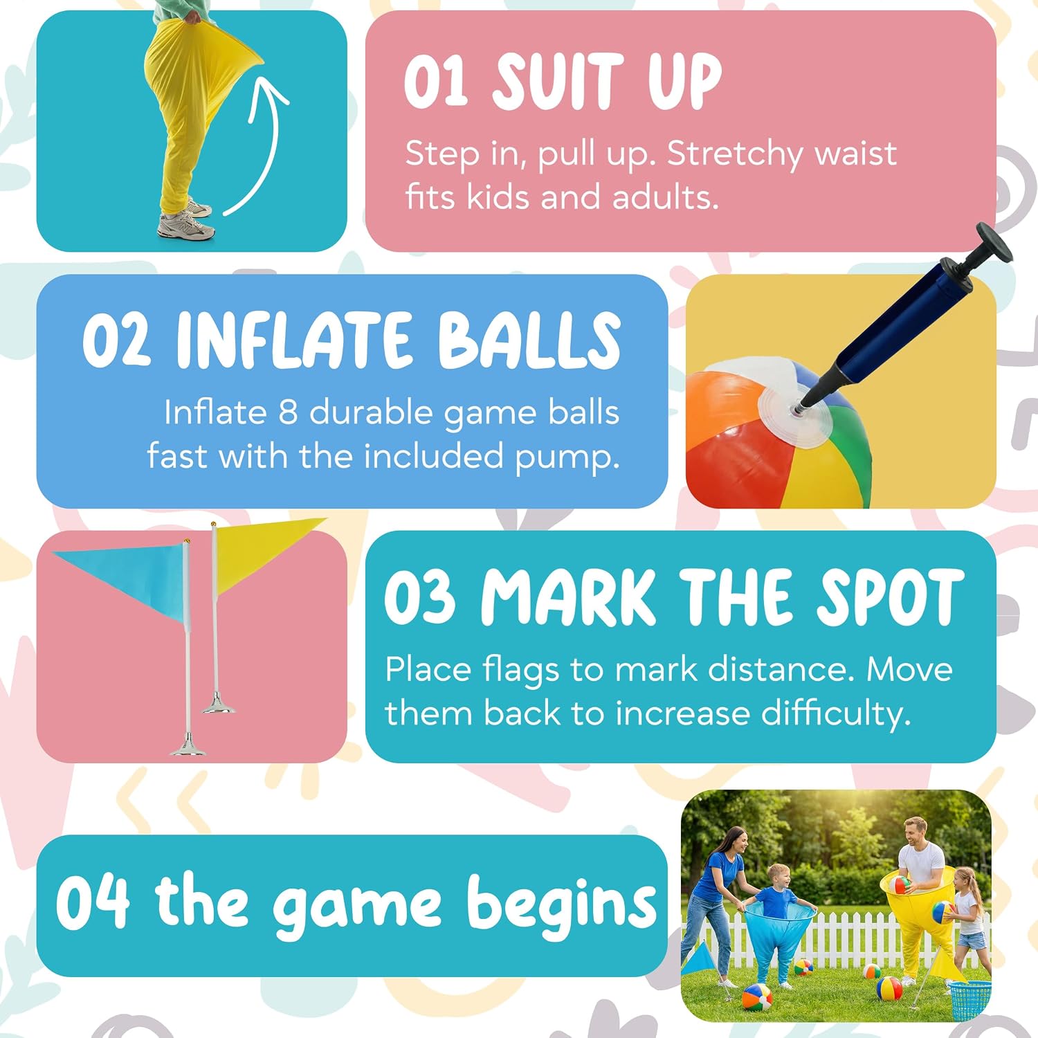 Premium Granny Pants Yard Game Set