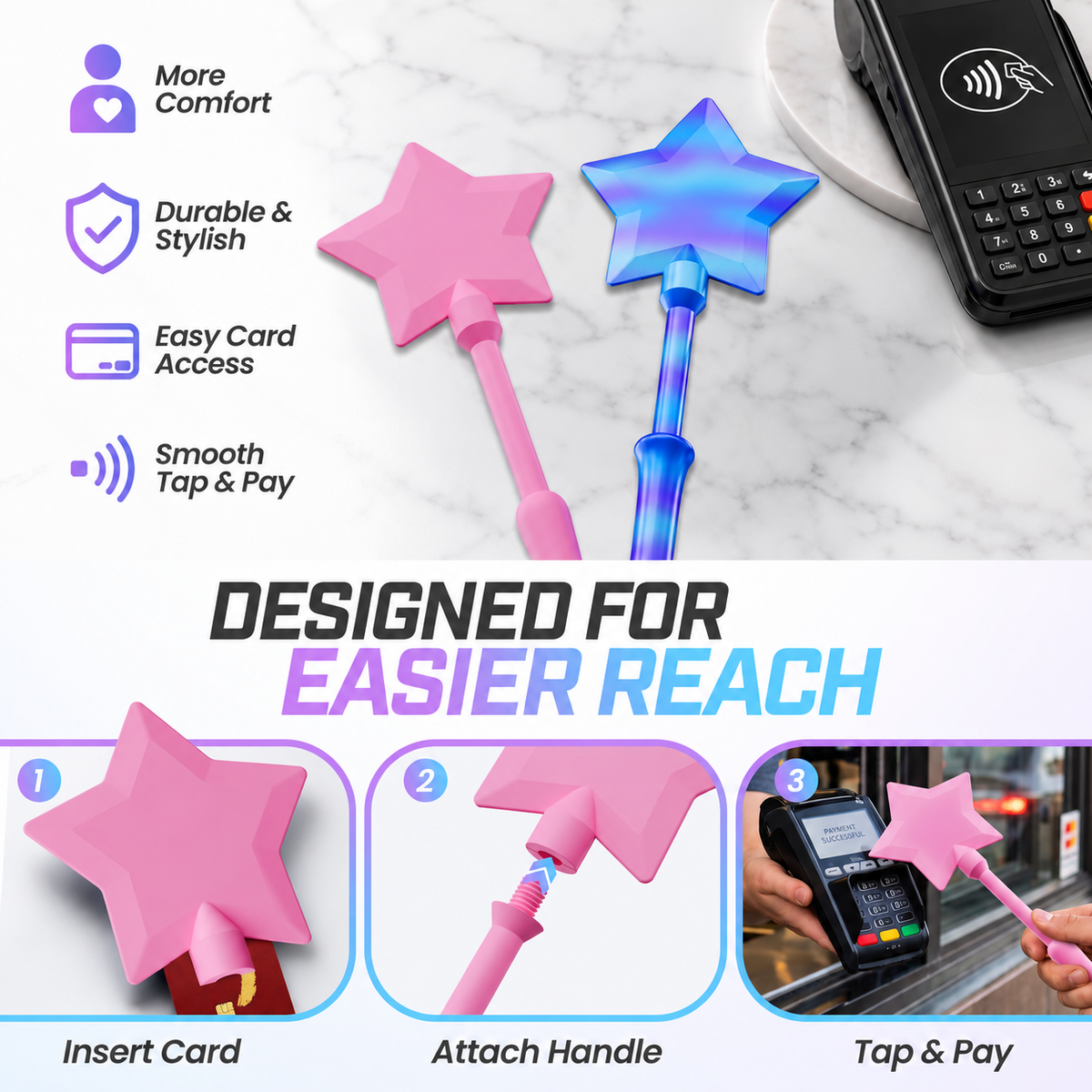 KORVIAN Star Wand Contactless Card Holder