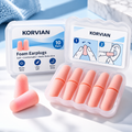 KORVIAN Foam Earplugs – 10 PCS